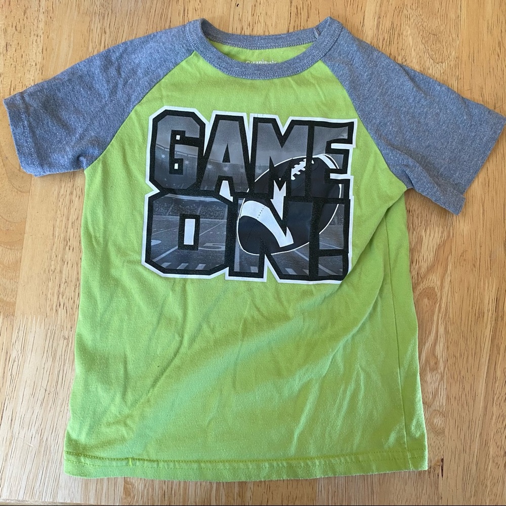 Green Gray Garanimals Game On Football Shirt 4T